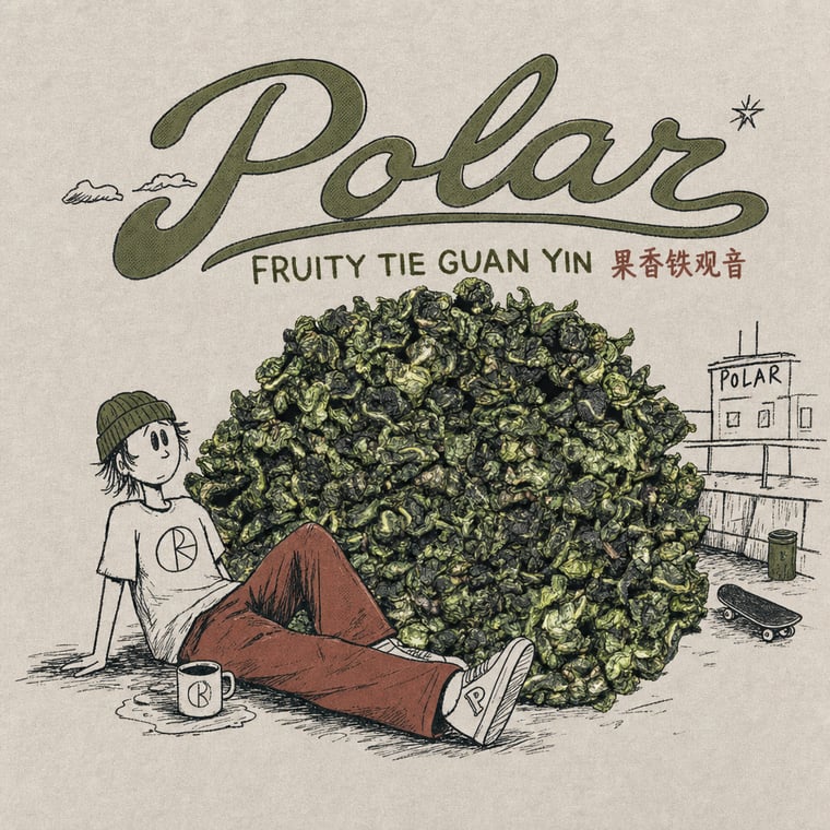 The design — Fruity Tie Guan Yin